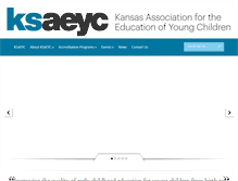 Tablet Screenshot of kaeyc.net